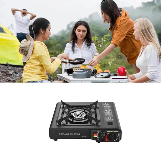 Compact, powerful, safe portable cooker ideal for outdoor cooking adventures.